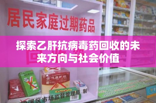 连云港探索乙肝抗病毒药回收的未来方向与社会价值