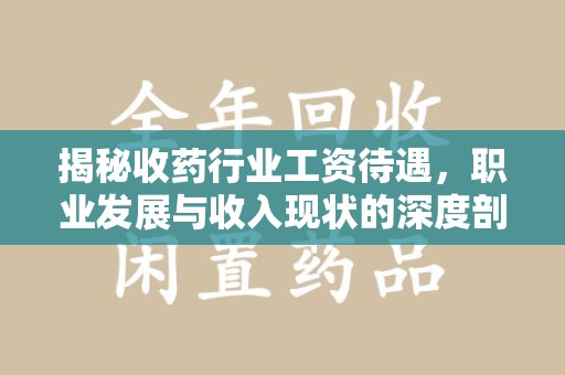 连云港揭秘收药行业工资待遇，职业发展与收入现状的深度剖析