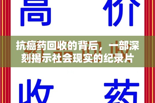 连云港抗癌药回收的背后，一部深刻揭示社会现实的纪录片